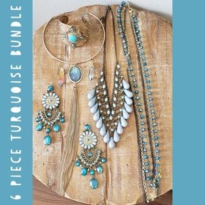 6 Piece Turquoise Jewelry Bundle!